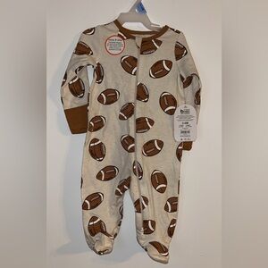 Baby Football Print One Piece